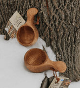 KUKSA, VISAKUKSA, BIRCH BOWL FROM LAPLAND - DISHES, SPOONS, COOPERAGE