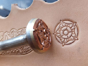 MEDIEVAL ROSE, LEATHER STAMP - LEATHER STAMPS