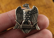 AQUILA, ROMAN EAGLE SPQR, BRONZE PENDANT - BRONZE HISTORICAL JEWELS