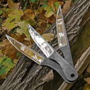 ORCA THROWING KNIVES, SET OF 3 - SHARP BLADES - THROWING KNIVES