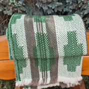 SHEVITZA, TRADITIONAL WOOL BLANKET FROM THE BALKANS, NATURAL - WOOLEN BLANKETS, THE BALKANS