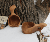 KUKSA, VISAKUKSA, BIRKENSCHALE AUS LAPPLAND - GEDECKE UND GESCHIRR