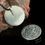 CERNUNNOS, MEDAILLON, SILBER 925, 18G - ANHÄNGER - SCHMUCK, SILBER