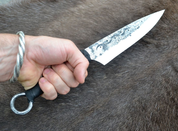 CRUACHAN, CELTIC HAND FORGED KNIFE - KNIVES