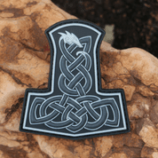 DRAGON THORS HAMMER RUBBER PATCH - MILITARY PATCHES