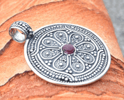 VESNA - PENDENTIF, GRENAT, ARGENT - PENDENTIFS