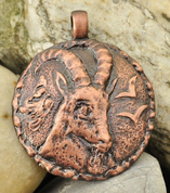 CAPRICORN, ZODIAC, PENDANT - STERNZEICHENANHÄNGER