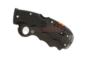 C79 ASSIST RESCUE FOLDER, SPYDERCO, BLACK - BLADES - TACTICAL