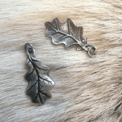 OAK LEAF, PEWTER PENDANT - CELTIC PENDANTS