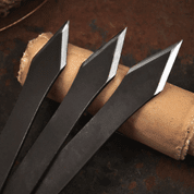 PIRANHA NO-RELOAD THROWING KNIVES, SET OF 3 - SHARP BLADES - THROWING KNIVES