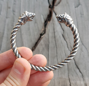 FLÓKI, VIKING SILVER BRACELET BY WULFLUND - BRACELETS