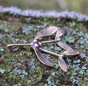 DRUID MISTLETOE, PENDANT, BRONZE - BRONZE HISTORICAL JEWELS