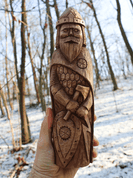 PERUN, HAND CARVED STATUE - WOODEN STATUES, PLAQUES, BOXES