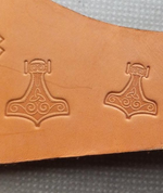 MJÖLNIR - THOR'S HAMMER, LEATHER STAMP - LEATHER STAMPS