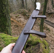 DAGUR, GESCHMIEDETE WIKINGER SCRAMASAX - LANGEN MESSER, SACHSE