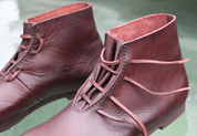 LEIF, LEATHER BOOTS EARLY MEDIEVAL - VIKINGS - VIKING, SLAVIC BOOTS