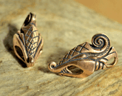 JELLINGE DRAGON JEWELRY JEWELLERY - HISTORISCHEN REPLIKEN AUS BRONZE