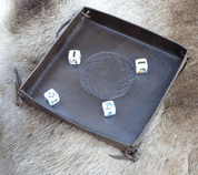 LEATHER GAME BOARD FOR WITH EDGE - RÖMISCHE BRETTSPIELE