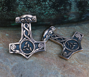 JOKKUM, THOR'S HAMMER, BRONZE - BRONZE HISTORICAL JEWELS