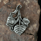 LIME LEAVES, SLAVIC TREE, PENDANT, ZINC, ANTIQUE SILVER - ALL PENDANTS, OUR PRODUCTION