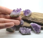 AMETHYST DRUSE, RAW STONE - DEKORATIVE MINERALIEN UND STEINE