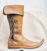 KNIGHT SHOES WITH DECORATIVE LACING - GOTISCHE SCHUHE