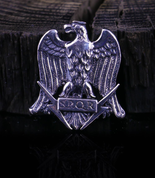 AQUILA, AIGLE ROMAIN SPQR, PENDENTIF ARGENT, AG 925 - PENDENTIFS