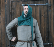 MEDIEVAL HOOD WITH LINEN LINING - CLOTHING FOR MEN