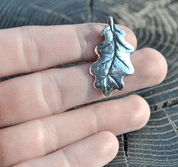 OAK LEAF, PENDANT, STERLING SILVER - PENDANTS