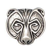 URSUS, BEAR PENDANT, STERLING SILVER - PENDANTS