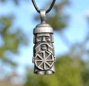 PAGAN SLAVIC IDOL, PENDANT, ZINC - SLAVIC AMULETS