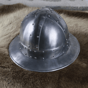 TEMPLAR KNIGHT KETTLE HAT DURALUMIN - COSTUME RENTAL - WAFFEN UND RÜSTUNGEN VERLEIH