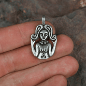 CELTIC GODDESS, ZINC PENDANT, ANTIQUE SILVER - ALL PENDANTS, OUR PRODUCTION