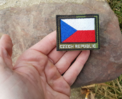 CZECH FLAG CAMO, VELCRO PATCH - MILITARY PATCHES