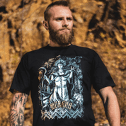 MORANA, GODDESS OF DEATH, COLORED MEN'S T-SHIRT - PAGAN T-SHIRTS NAAV FASHION