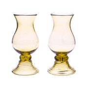 RUM GLASSES, GREEN FOREST GLASS SET OF 2 - REPLIKEN HISTORISCHER GLAS