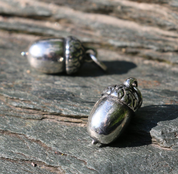 ACORN, OAK PENDANT, SILVER - PENDANTS