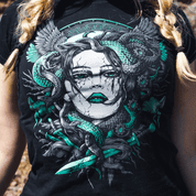 MEDUSA, LADIES' T-SHIRT, COLORED - WOMEN'S T-SHIRTS