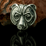 URSUS BÄR ANHÄNGER, SILBER - ANHÄNGER - SCHMUCK, SILBER