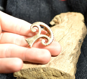 ROMAN BRONZE FIBULA, MUSOV FORTRESS, BOHEMIA, REPLICA - HISTORISCHEN REPLIKEN AUS BRONZE