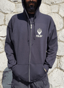 DEUS VULT, ZIP UP HOODIE NAAV - KAPUZENPULLOVER