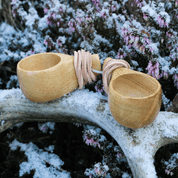 FINNISH KUKSA ATOM, MINI / SET OF 2 - DISHES, SPOONS, COOPERAGE