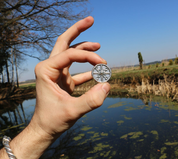 SUN CIRCLE, OPPIDUM ZAVIST, CELTIC PENDANT, SILVER - PENDANTS