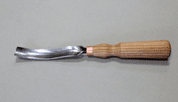 FULL-SIZE LONG BENT GOUGE SWEEP 7L (22MM) - FORGED CARVING CHISELS