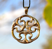 CELTIC KNOT OF LIFE, REPLICA, I. CENTURY, PENDANT, BRONZE - BRONZE HISTORICAL JEWELS