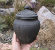 BIG DOSE WITH A LID - HISTORICAL CERAMICS