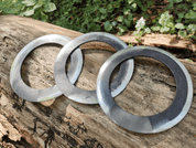 CHAKRAM, A SET OF 3 PIECES - SHARP BLADES - THROWING KNIVES