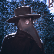 LEATHER HAT, BLACK - LEATHER MASKS