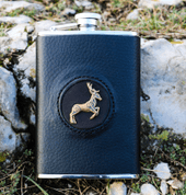 HIP FLASK, CELTIC DEER - BOTTLES, HIP FLASKS