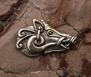 CELTIC BOAR - HEAD, BRONZE PENDANT - PENDANTS, NECKLACES